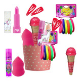 10 Kit De Maquiagem Cup Makes Lembrança Aniversário Infantil