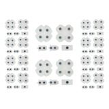 10 Kits Borrachas Condutivas Jdms 030/040 Compatível Com Ps4