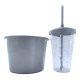 10 Kits Cineminha Balde 1,5 Litros +copo Twister 500ml