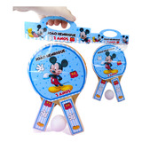 10 Kits Raquete Ping Pong Personalizada Mickey