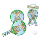 10 Kits Raquete Ping Pong Personalizada Safari Baby2