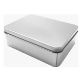 10 Lata Metal Retângular Lembrancinha De Festa Luxo 12x9x4cm