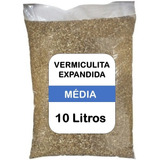 10 Litros De Vermiculita Expandida Média Cultivo De Plantas