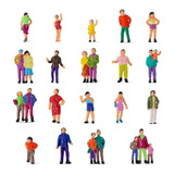 10 Miniaturas Pessoas Família - Escala Ho - 1:87 - Maquetes