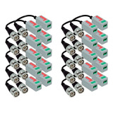 10 Par De Video Balun Para Camera Ahd Até 600mts Conversor
