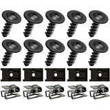 10 Parafusos Porcas Ráp Moldura Painel Central Fiat Ducato