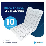 10 Pçs - Placa Adesiva Refil 450x220 Mm Mata Mosca Mosquito