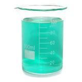 10 Pçs Béquer Vidro Forma Baixa - 100 Ml - Becker - Griffin