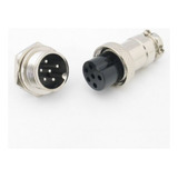 10 Peças - Conector Mike 6 Vias Macho / Fêmea (par) Promoção