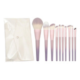 10 Peças Conjunto De Pincéis De Maquiagem Cosméticos Kits