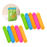 10 Prendedor Conjunto Clips Fechar Sacos Embalagens Alimento