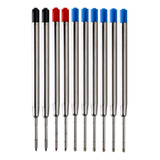 10 Refil Carga Caneta Metal Crown Parker Cartier Cross Coroa