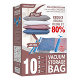10 Sacos De Armazenamento A Vácuo Space Saver, Armazenamento