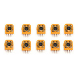 10 Sensor Analógico 3d Ps4/ps5 E Xbox One/series Laranja