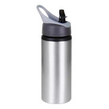 10 Squeezes De Alumínio Sublimação Nike Prata E Branca 600ml