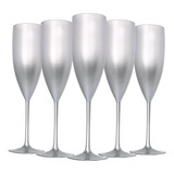 10 Taças Champanhe Acrílico Degrade 160ml Natal Festas Drink