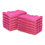 10 Toalhinha Mão Boca Rosto Social Escola Academia Rosa Pink