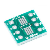 10 X Adaptador Smd Sop8 Soic8 Dip8 Msop8 Vssop8 Tssop8