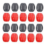 10 X Base Suporte Plana + Adesivo 3m Gopro