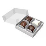 10 X Caixa Brigadeiro P/ 4 Doces Gourmet / Doces / Bombons