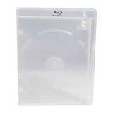 100 Estojo Capa Box Case Blu-ray Simples Transparente Novo