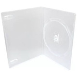 100 Estojo Capa Dvd Box Amaray Transparente Fino 07 Mm Novo