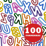 100 Forminhas De Massinha Letras Alfabeto Educativo