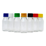 100 Frasco 100ml Pet Com Tampa Lacre Vazio Para Essência