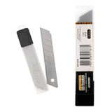 100 Laminas Estilete Profissional Universal 18mm Aço Starfer
