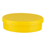 100 Latinha Acrílico 5x1 Atacado Lembrancinhas Aniversário Cor Amarelo