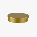 100 Latinha Acrílico 5x1 Atacado Lembrancinhas Aniversário Cor Dourado