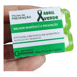 100 Lembrancinha Abril Verde - Chiclete Personalizado