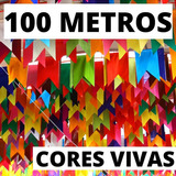 100 Metros Bandeirinha De Festa Junina Plástico