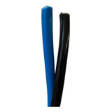 100 Metros Fio Cabo De Alumínio Duplex 10mm Neutro Isolado Cor Da Cobertura Preto E Azul