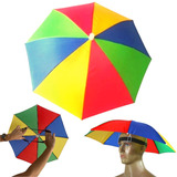 100 Mini Guarda-chuva De Cabeça S/haste Carnaval Festa Frevo