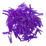 100 Mini Prendedores Pregador Lembrancinha Plástico 2,5cm