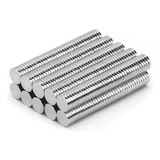 100 Peças Imãs Super Forte - 5x1 Redondo Pequeno 5mm X 1mm N35