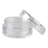 100 Potinho Acrílico Pote Cristal 4gr Ps Incolor Make Creme 