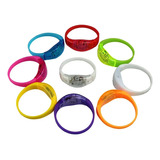 100 Pulseiras Led Pisca Conforme Batida Musica Tipo Coldplay
