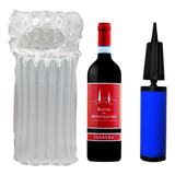 100 Saco Bolsa Inflavel Wine Bag Airbag Transporte Garrafas
