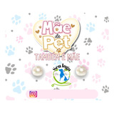 100 Tags E Brinco Pérola Personalizado Veterinária Pet Shop