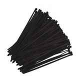 100 Un Abraçadeira Uv Preta 200x4,8 F7023uv Frontec Cor Preto