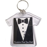 100 Und. Chaveiro Camisa 3x4 P/ Personalizar 