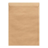 100 Unid Envelope Saco Kraft Natural 200x280 Mm Kn 80g 20x28
