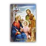 100 Unidades Cartão Oração A Sagrada Família Personalizado