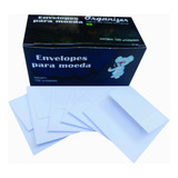 1000 Envelopes Para Moedas Organizer