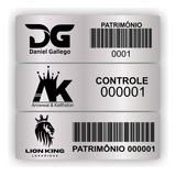 1000 Etiqueta De Patrimônio 46x15mm
