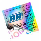 1000 Lacre Void Holográfico 1,5x1,5 Cm Personalizado