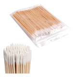1000 Palitos Algodão Limpeza Henna Micro Design Sobrancelha