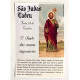 1000 Un Santinho São Judas Tadeu Oração De Promessa Milheiro